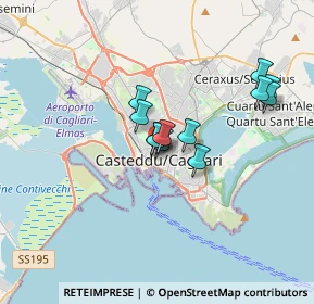 Mappa Via Ospedale, 09123 Cagliari CA, Italia (2.775)