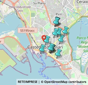 Mappa Via Ospedale, 09123 Cagliari CA, Italia (1.425)