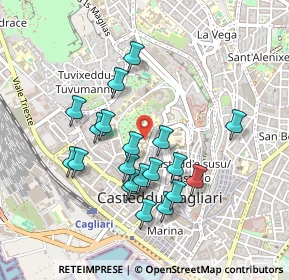 Mappa Via Ospedale, 09123 Cagliari CA, Italia (0.4635)
