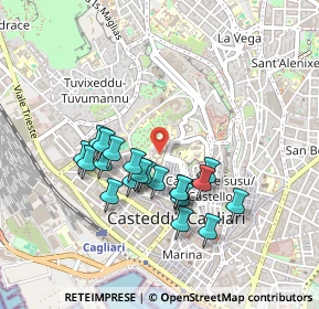 Mappa Via Ospedale, 09123 Cagliari CA, Italia (0.44)