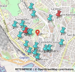 Mappa Via Ospedale, 09123 Cagliari CA, Italia (0.5505)