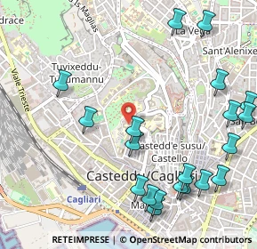 Mappa Via Ospedale, 09123 Cagliari CA, Italia (0.729)