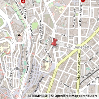 Mappa Via Ottone Bacaredda, 50, 09127 Cagliari, Cagliari (Sardegna)