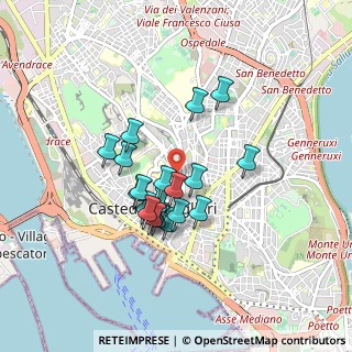 Mappa Piazza dell'Indipendenza, 09124 Cagliari CA, Italia (0.7575)