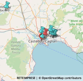 Mappa Via Renzo Frau, 09123 Cagliari CA, Italia (32.81)