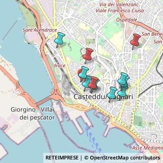 Mappa Via Pola, 09128 Cagliari CA, Italia (0.84455)