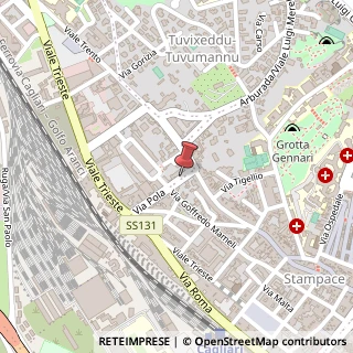 Mappa Via Pola, 5, 09123 Cagliari, Cagliari (Sardegna)