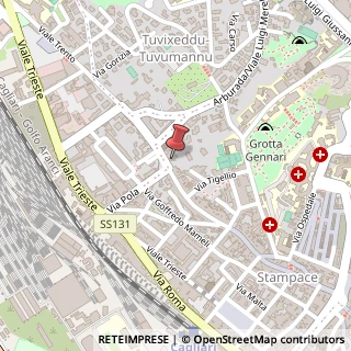 Mappa Corso Vittorio Emanuele II, 441, 09123 Cagliari, Cagliari (Sardegna)