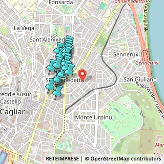 Mappa Via Gaetano Donizetti, 09128 Cagliari CA, Italia (0.403)