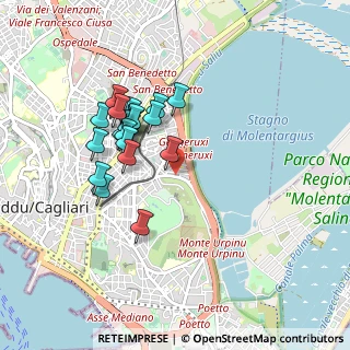 Mappa Via San Giuliano, 09129 Cagliari CA, Italia (0.8705)