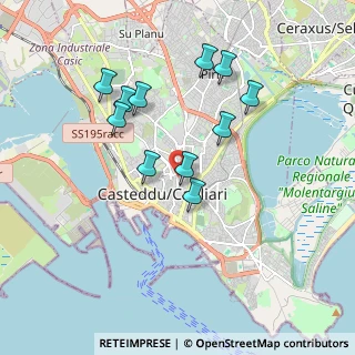Mappa Viale Regina Elena, 09124 Cagliari CA, Italia (1.8609090909091)