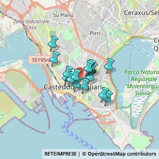 Mappa Viale Regina Elena, 09124 Cagliari CA, Italia (1.08625)