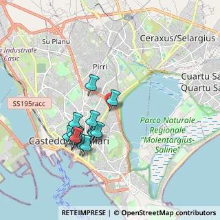 Mappa Via Belgrado, 09129 Cagliari CA, Italia (1.84143)