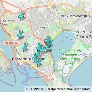 Mappa Via Belgrado, 09129 Cagliari CA, Italia (1.68692)