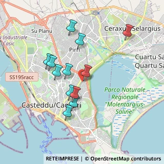Mappa Via Belgrado, 09129 Cagliari CA, Italia (1.82833)