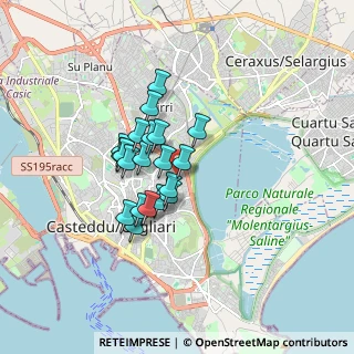 Mappa Via Belgrado, 09129 Cagliari CA, Italia (1.3235)