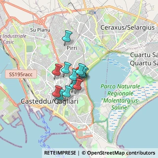 Mappa Via Belgrado, 09129 Cagliari CA, Italia (1.08)