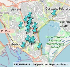 Mappa Via Belgrado, 09129 Cagliari CA, Italia (1.50882)