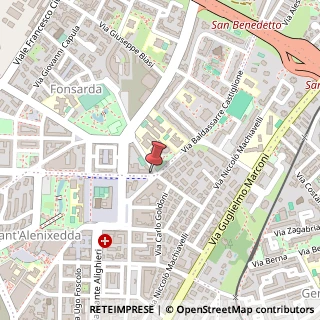 Mappa Via Gaetano Salvemini, 22/24, 09131 Cagliari, Cagliari (Sardegna)