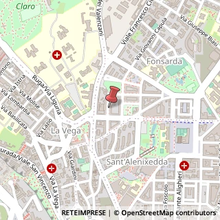Mappa Via Giudice Guglielmo, 41, 09131 Cagliari, Cagliari (Sardegna)