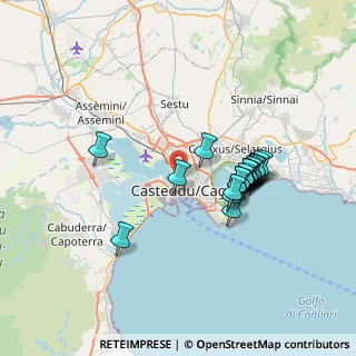 Mappa Via Tirso, 09122 Cagliari CA, Italia (6.85)