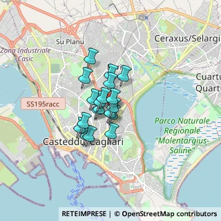 Mappa Via XXVIII Febbraio, 09131 Cagliari CA, Italia (1.06895)