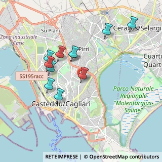 Mappa Via Gaetano Salvemini, 09131 Cagliari CA, Italia (1.94909)