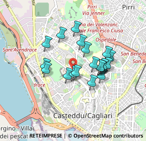 Mappa Via Marengo, 09123 Cagliari CA, Italia (0.753)