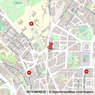 Mappa Via dei Giudicati, 1, 09131 Cagliari, Cagliari (Sardegna)