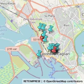 Mappa Via Santa Gilla, 09122 Cagliari CA, Italia (1.45)