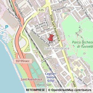 Mappa Via Santa Gilla, 75, 09122 Cagliari, Cagliari (Sardegna)