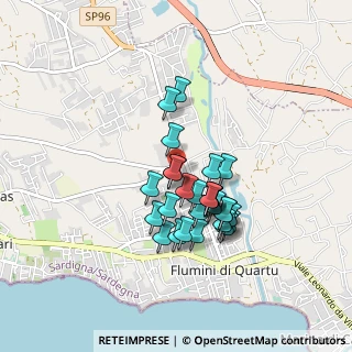 Mappa Via Monte Spada, 09045 Quartu Sant'Elena CA, Italia (0.75)