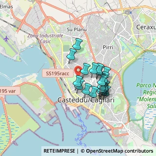 Mappa Università degli Studi di Cagliari - Facoltà di Ingegneria e Architettura, 09122 Cagliari CA, Italia (1.3925)
