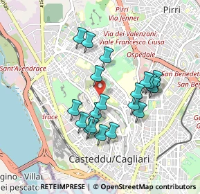 Mappa Via Is Mirrionis, 09123 Cagliari CA, Italia (0.865)