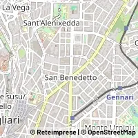 Kaart Cagliari