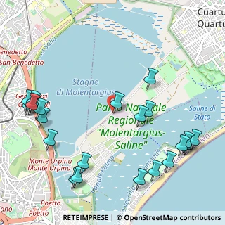 Mappa Strada Comunale Molentargius, 09126 Cagliari CA, Italia (1.50455)