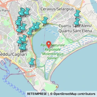 Mappa Strada Comunale Molentargius, 09126 Cagliari CA, Italia (3.05556)