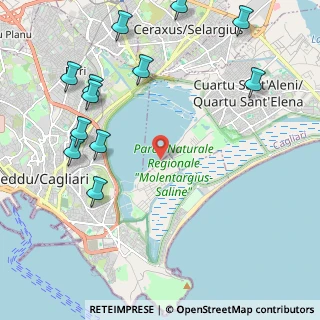 Mappa Strada Comunale Molentargius, 09126 Cagliari CA, Italia (2.9925)