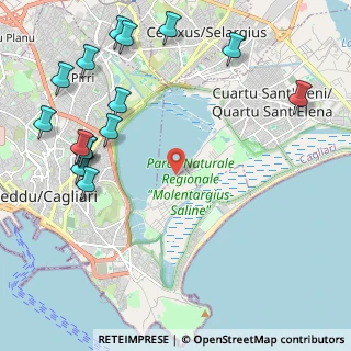 Mappa Strada Comunale Molentargius, 09126 Cagliari CA, Italia (3.084)