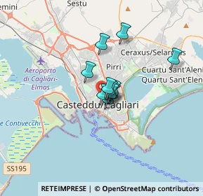 Mappa Piazza Arsenale, 09123 Cagliari CA, Italia (1.96)