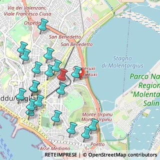 Mappa Via dei Vittorini, 09129 Cagliari CA, Italia (1.422)