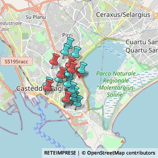 Mappa Via dei Vittorini, 09129 Cagliari CA, Italia (1.365)
