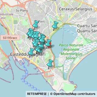 Mappa Via dei Vittorini, 09129 Cagliari CA, Italia (1.448)