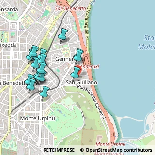 Mappa Via dei Vittorini, 09129 Cagliari CA, Italia (0.5905)