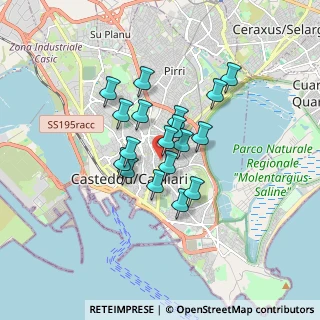 Mappa Via Tiziano, 09020 Cagliari CA, Italia (1.325)