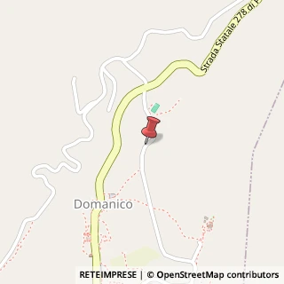 Mappa Via della Pace, 1, 87030 Domanico, Cosenza (Calabria)
