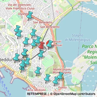 Mappa Via dell'Abbazia, 09129 Cagliari CA, Italia (1.299)