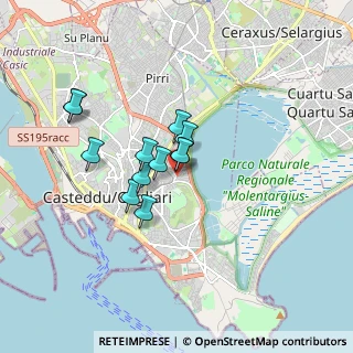 Mappa Via dell'Abbazia, 09129 Cagliari CA, Italia (1.38333)