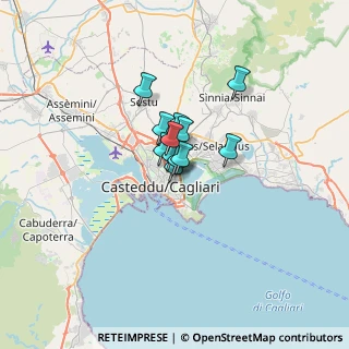 Mappa Via Pacioli, 09129 Cagliari CA, Italia (3.28083)