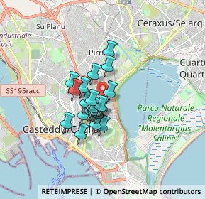 Mappa Via Pacioli, 09129 Cagliari CA, Italia (1.183)